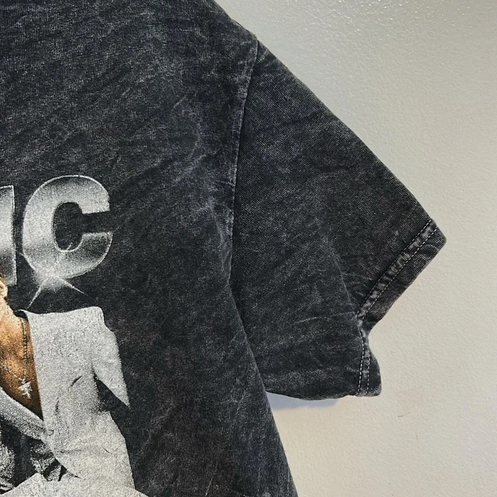 *NSYNC Heathered dark Gray Stone Washed Bye Bye Bye T- Shirt size Sm/Md. - Picture 4 of 6